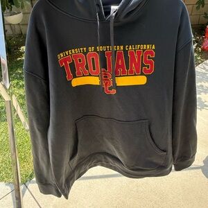 USC Trojans Champion Hoodie Sweatshirt XL Black